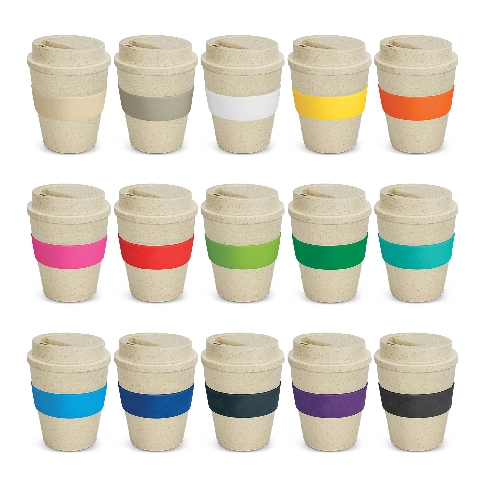 Eco Rice Husk Express Travel Coffee Cup (Spot Colour Print)